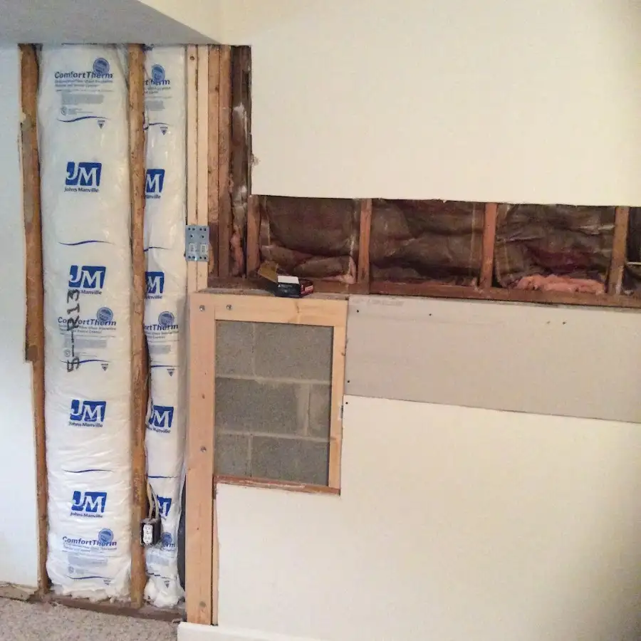 Wall insulation replacement during Structural Drying in Ashland